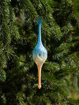Open Lattice Flare Christmas Stretch Ornament 2024 3d model
