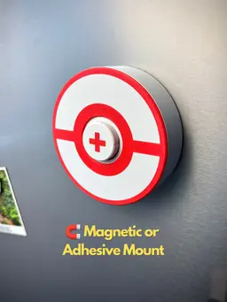Pill Dispenser | Fridge Magnet | Pokemon 3d model