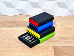 Compact Bit Box (pocket size driver bit storage) 3d model