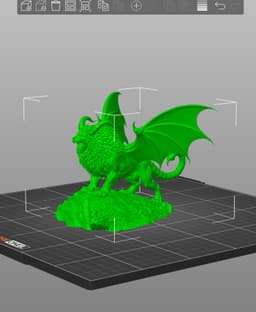 Majestic Manticore Fantasy Creature 3D Print 3D print model 3d model