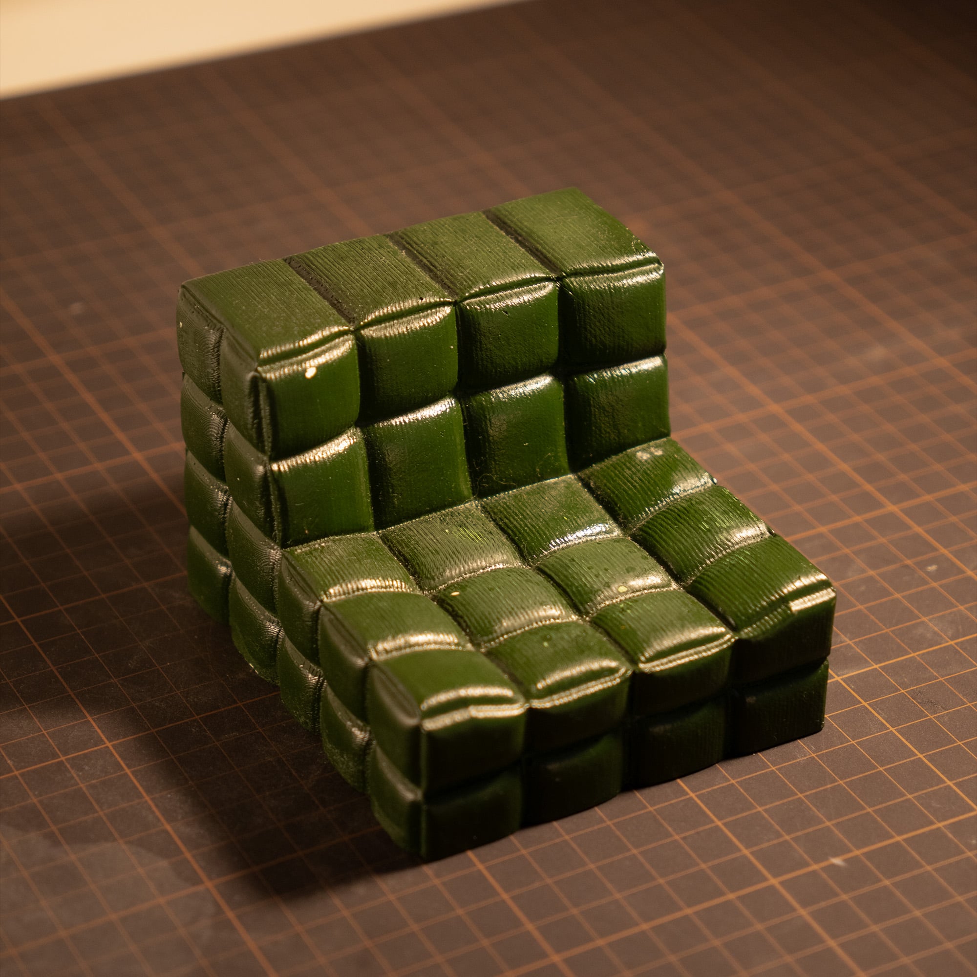 Boxy Corduroy Couch 3d model