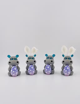 Eggables Hippo 3d model