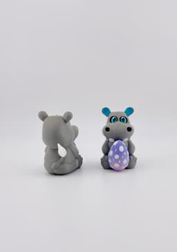 Eggables Hippo 3d model