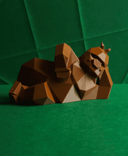 Slaking Low Poly Pokemon 3d model