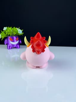 bowser kirby 3d model