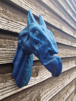 Thestral Head - Wall Mountable 3d model