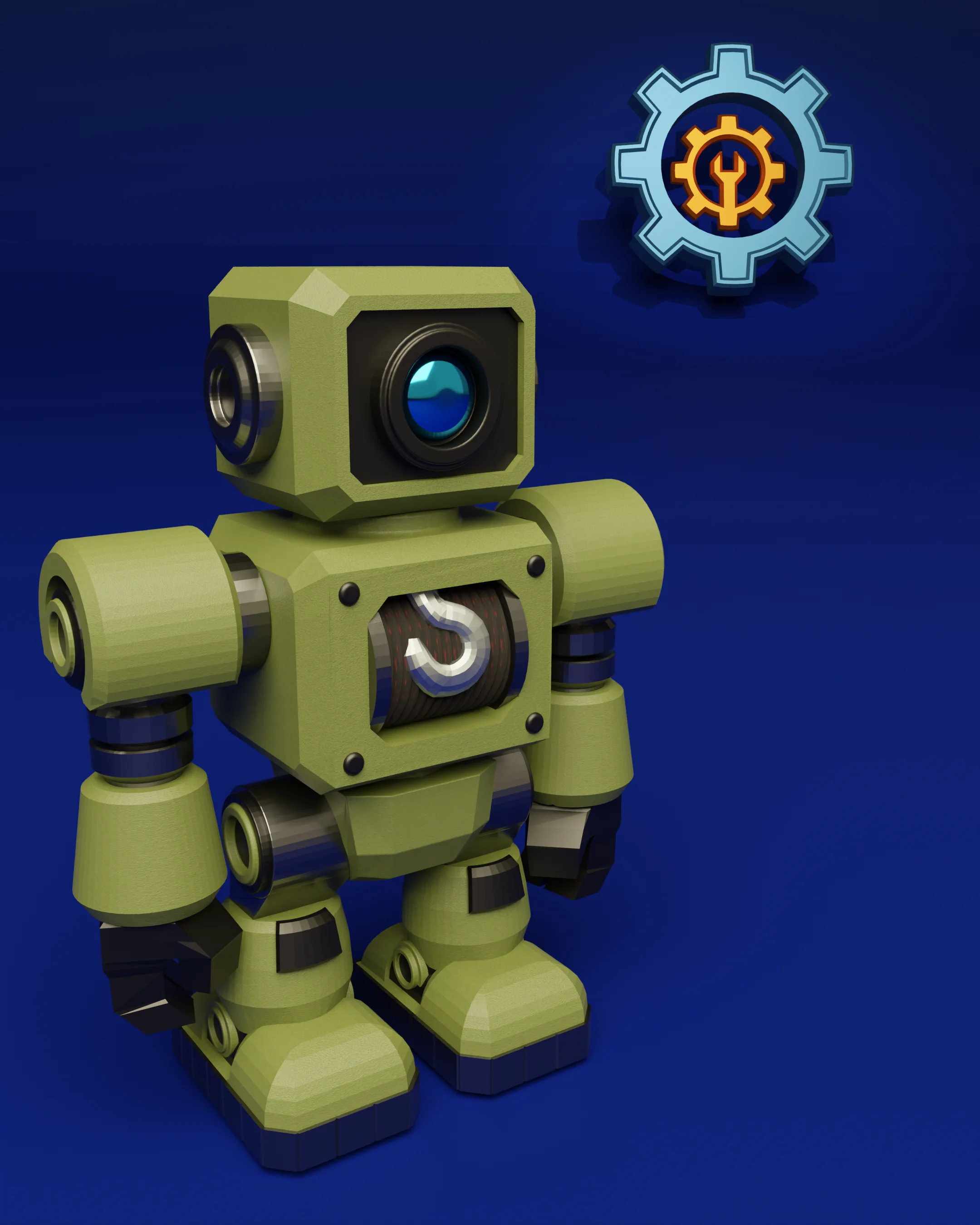ModBot: Torque — Heavy Lifting Specialist | Modular, Magnet-Ready, Premium STL 3d model