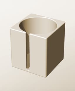 CS96-115-S Modular slotted component container modern decor 3d model
