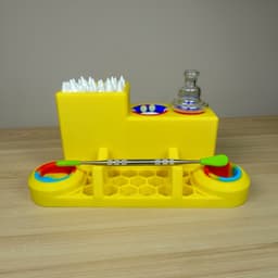 DabLite Station - Dab Tool Organizer with Built-In Concentrate Catcher 3d model