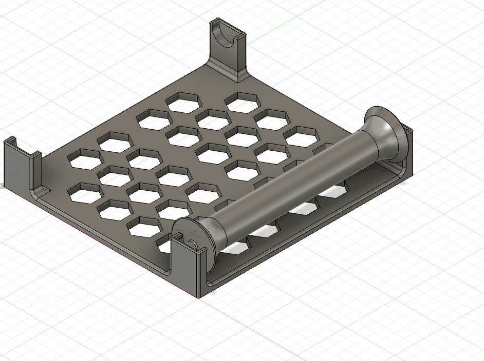 5kg Spool Roller 3d model