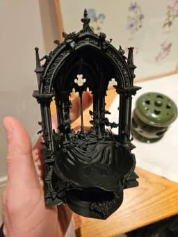 Gothic Rose Altar Trinket Holder 3d model