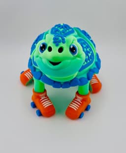Turtle Roller Skate Flexi 3d model