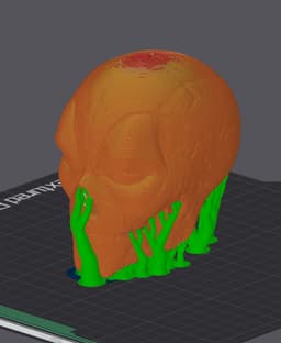 Deadpool Skull 3d model