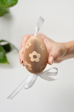 EASTERRA 2026 I Minimal Easter Egg STL I Hanging Eggs I Japandi 3d model