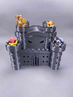 Castle Dedede-Amiibo Prop 3d model