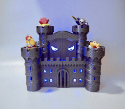 Castle Dedede-Amiibo Prop 3d model