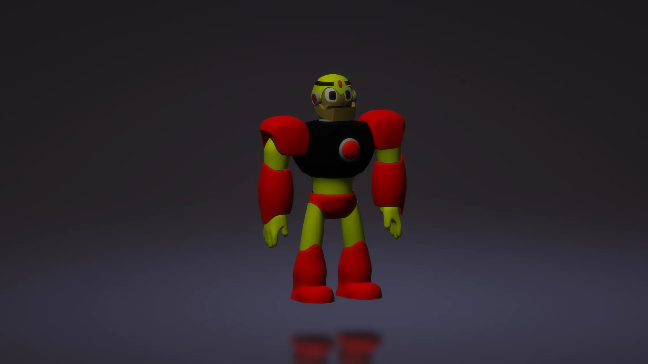 Gutsman - Megaman 1 - Robot Master - Miniature - Member Version 3d model