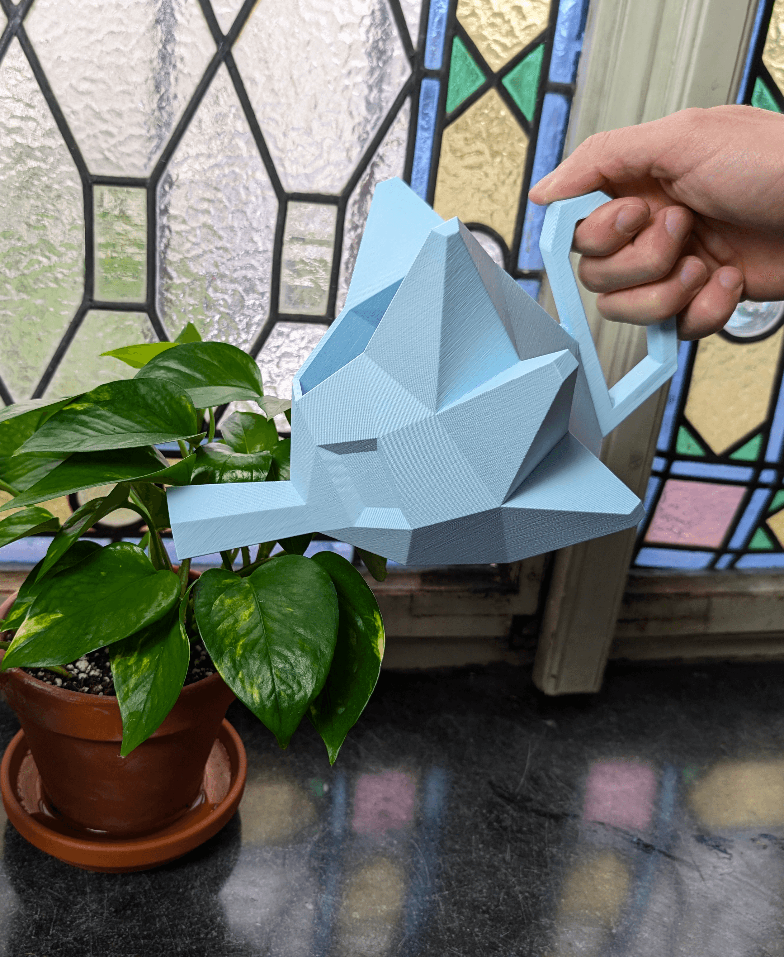 Horsea Low Poly Watering Can 3d model