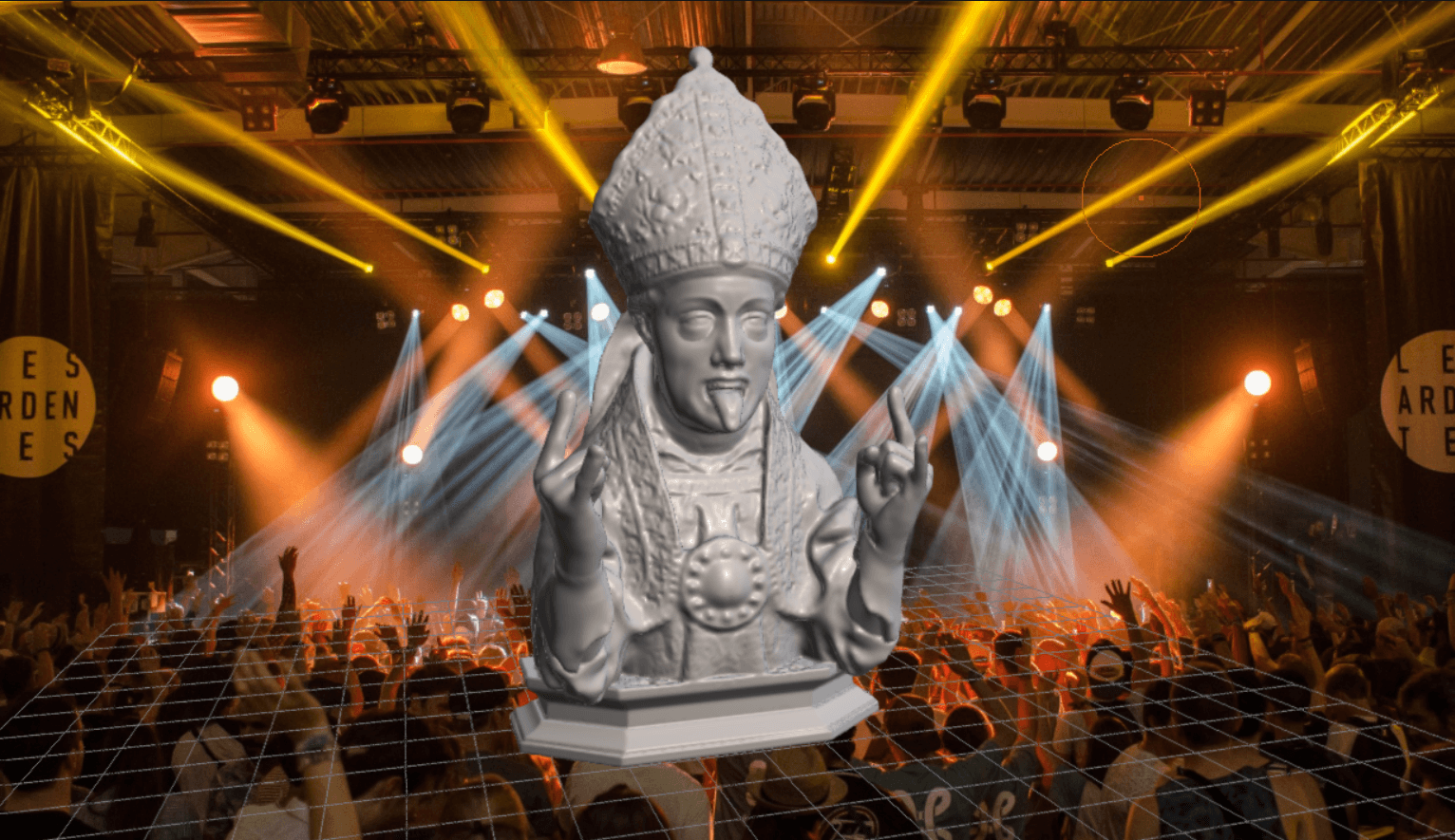 Pope Is A Rockstar 3d model