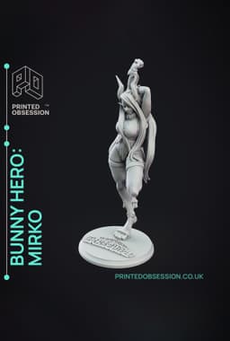 Mirko: Rabbit Hero - My Hero Academia - Anime Fanart Figurine 3d model