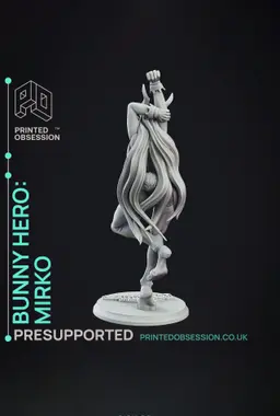 Mirko: Rabbit Hero - My Hero Academia - Anime Fanart Figurine 3d model