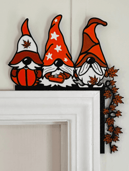 Gnome Fall door Corner Decor Autumn Gnome Decor Thanksgiving Home Decor 3d model