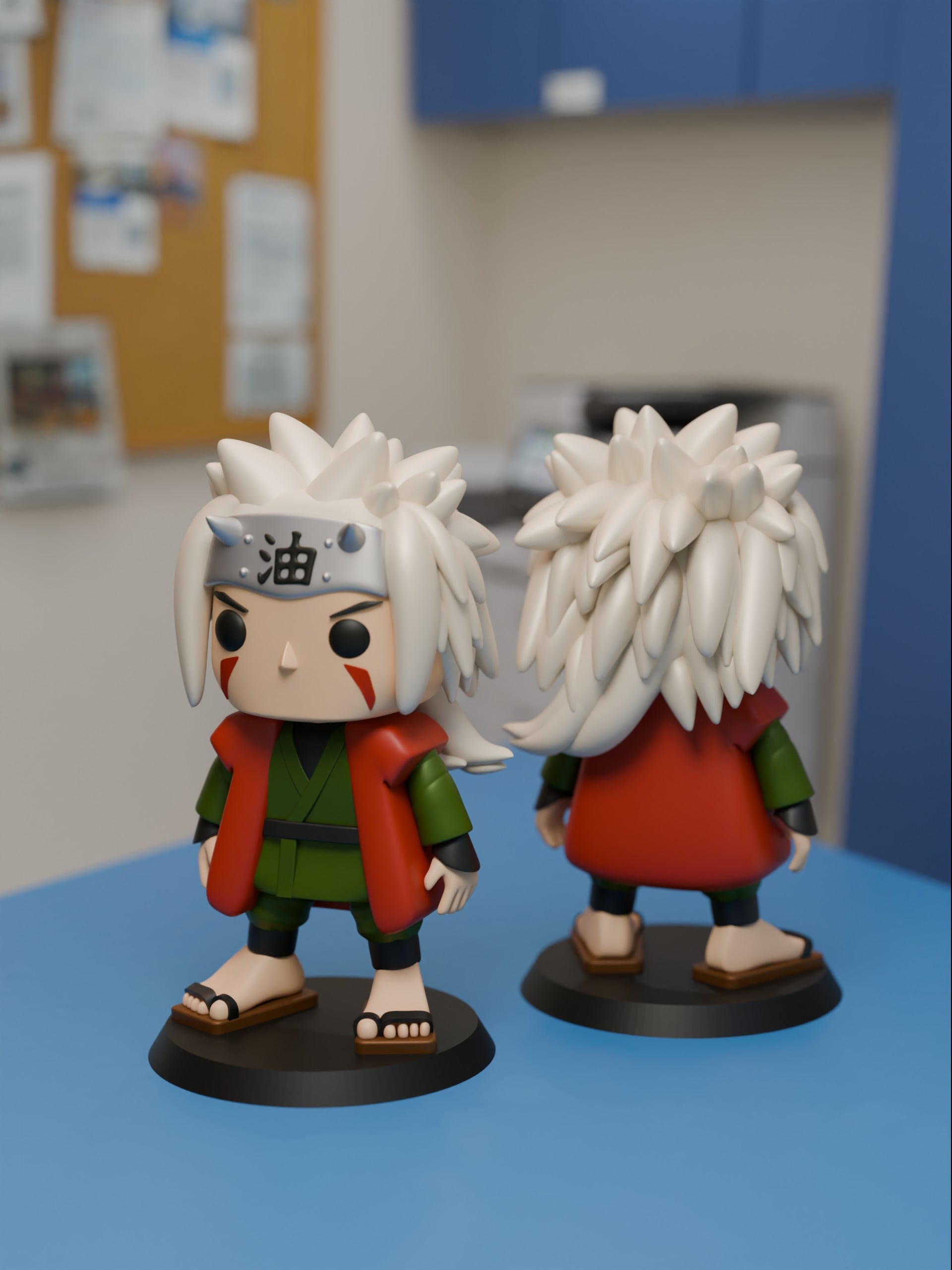 Jiraiya Figure Naruto 3d model
