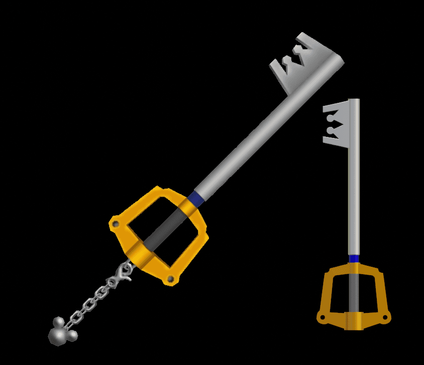 kingdom key 3d model