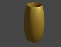 Geodesic Faceted Vase 3d model
