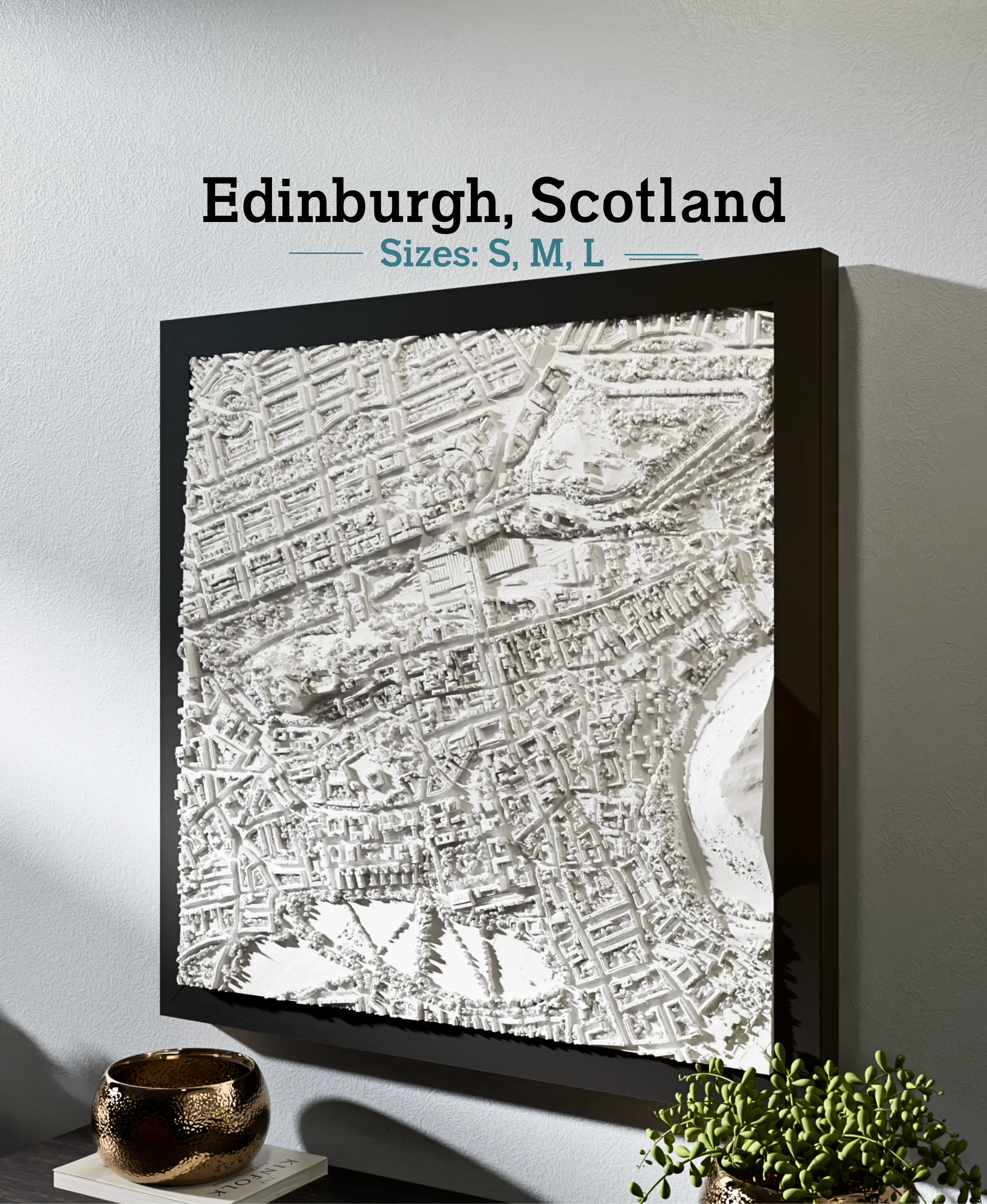 Edinburgh, Scotland - S, M, L, & XL 3d model