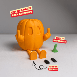 CHEEKY & RUDE PUMPKINS ARTICULATED / HALLOWEENDECOR / TOY / KIDS 3d model