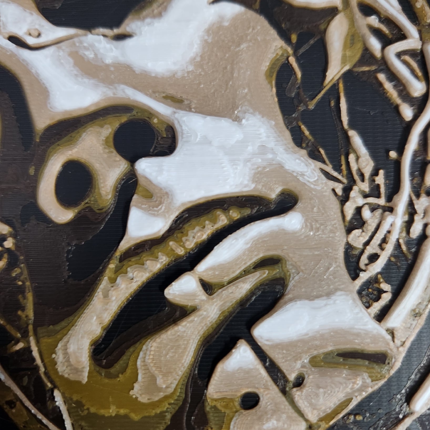 3D Printed Painting - Cyborg 3d model