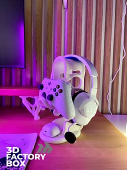 Gaming Combi Stand - Generic Version (minimalistic deco) 3d model