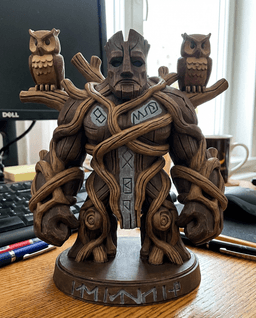 Nordic Treant Forest Guardian | Fantasy RPG Figure 3d model