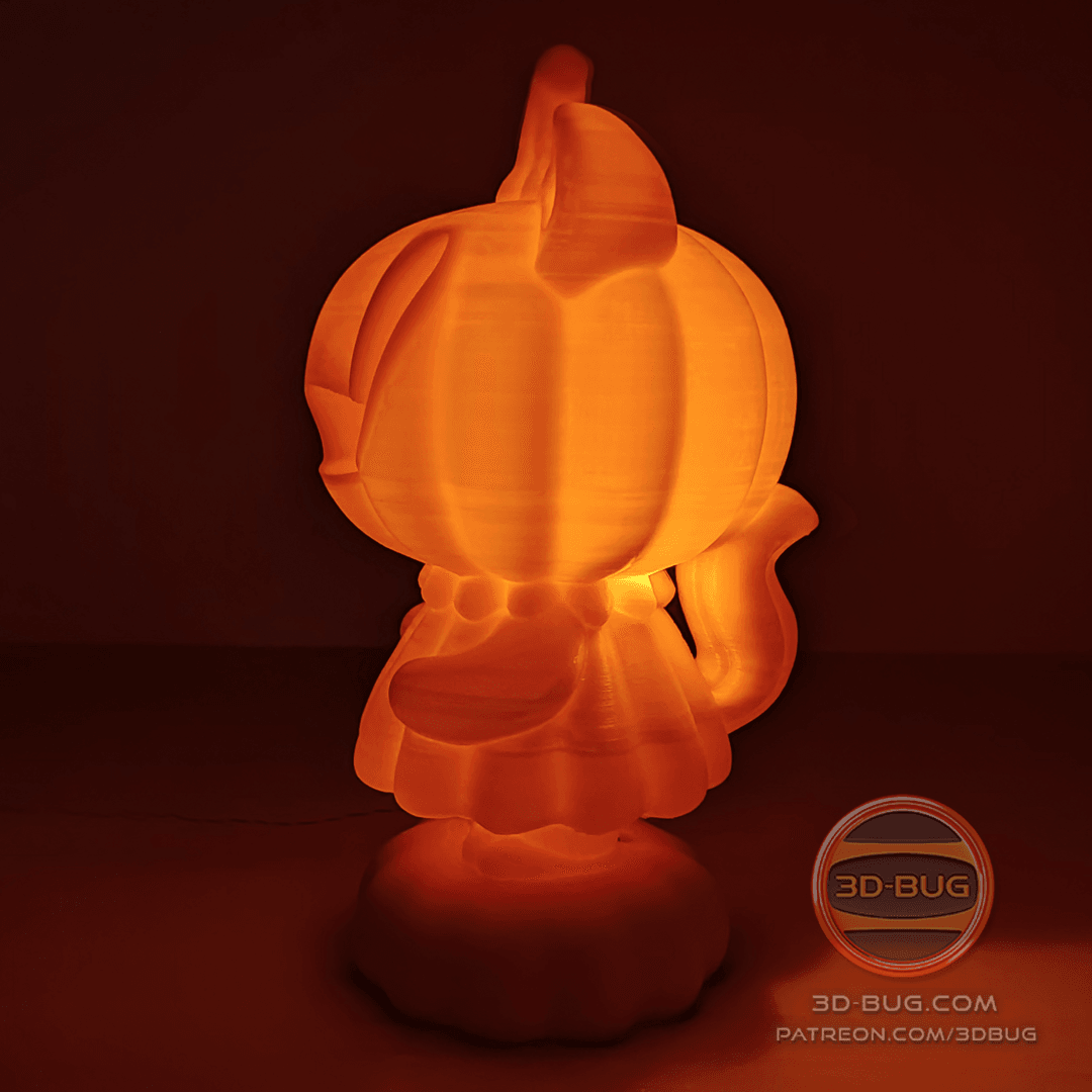 PumpKitty Night Light 3d model