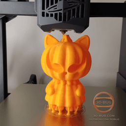 PumpKitty Night Light 3d model