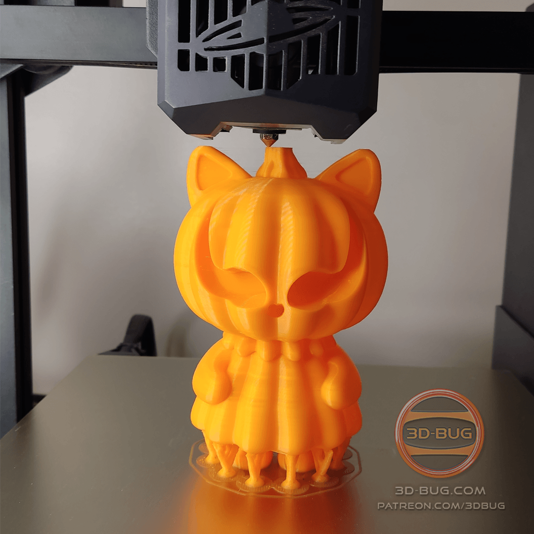 PumpKitty Night Light 3d model