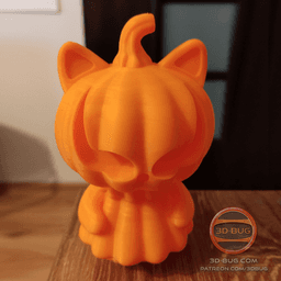 PumpKitty Night Light 3d model