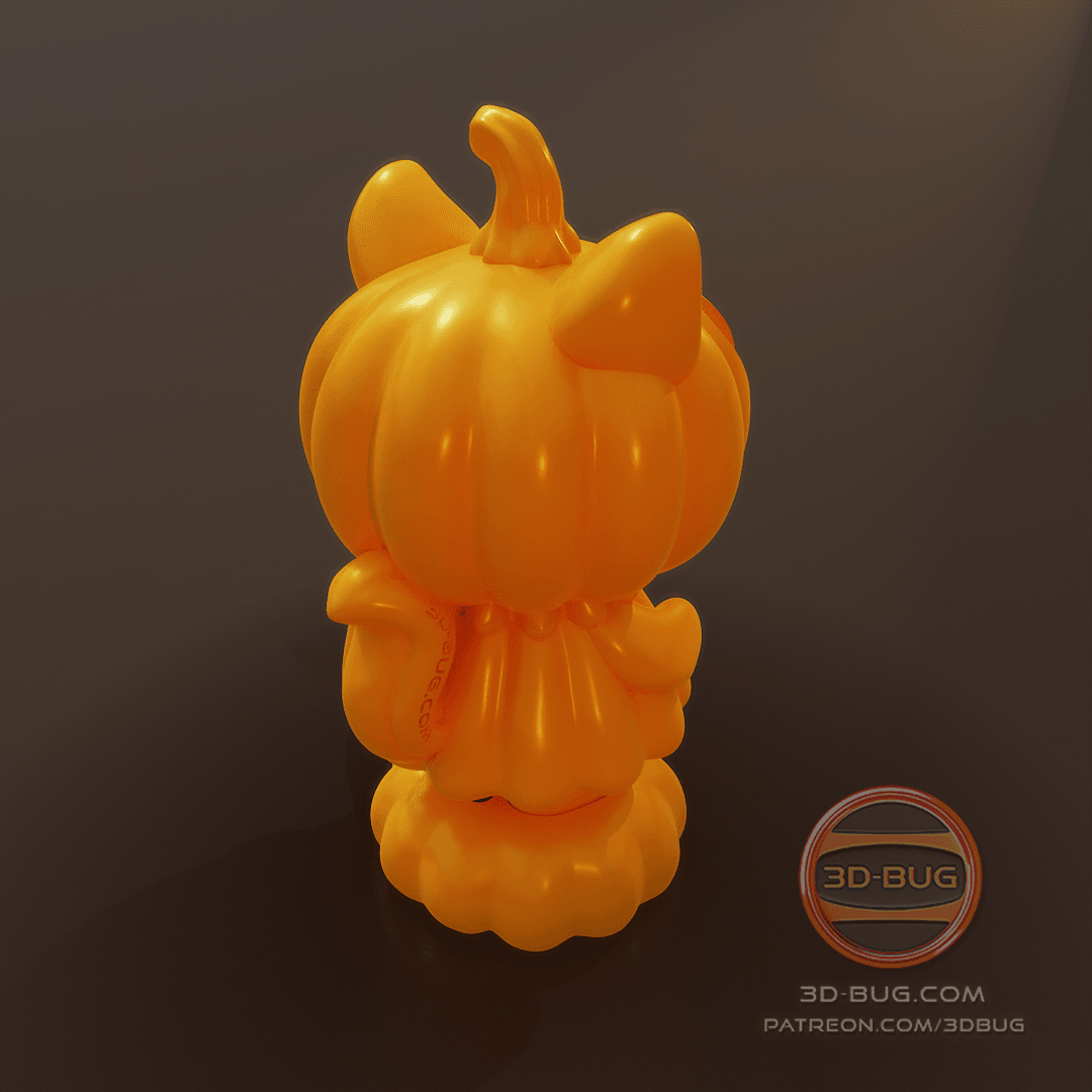 PumpKitty Night Light 3d model