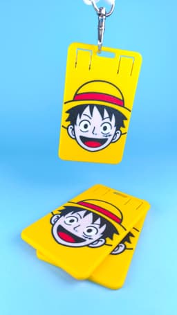 Captain Luffy Badge & Card Holder (Standard Size) 3d model