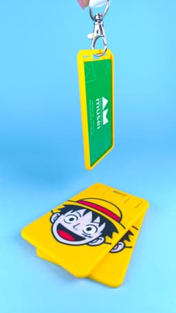 Captain Luffy Badge & Card Holder (Standard Size) 3d model