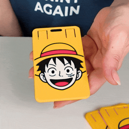 Captain Luffy Badge & Card Holder (Standard Size) 3d model