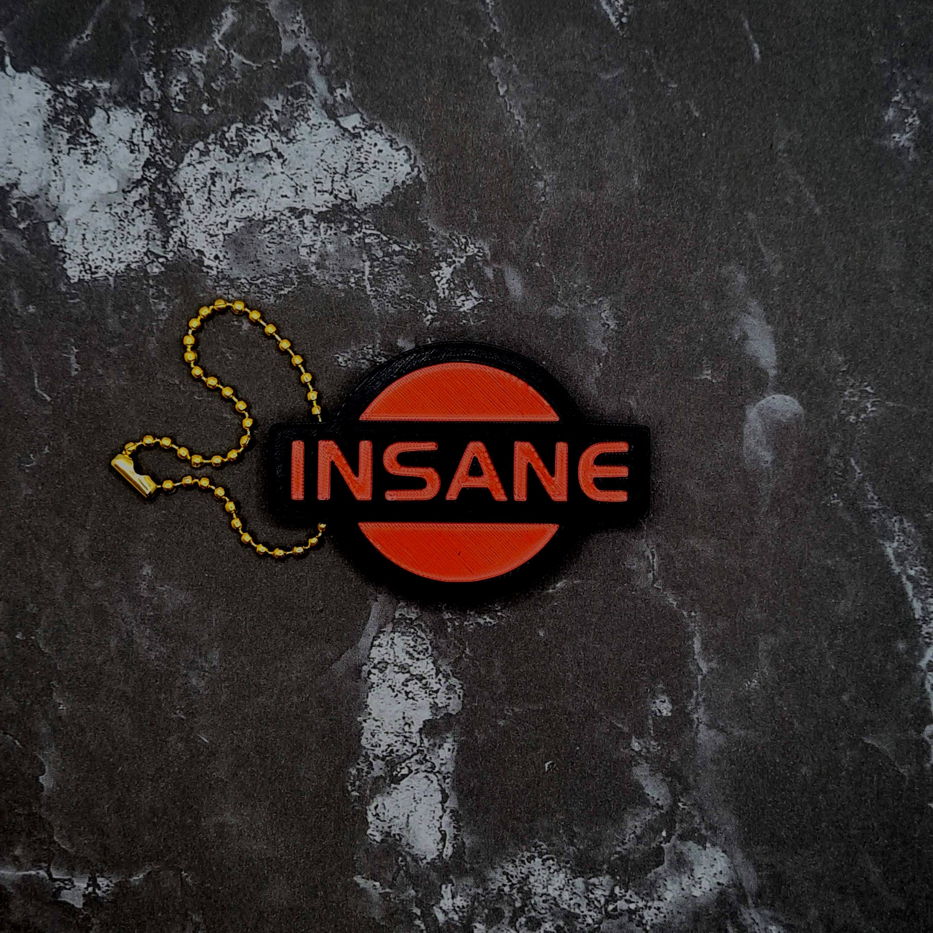 Insane Keychain 3d model