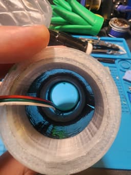16x16 LED Matrix Support Ring for Cylinders 3d model