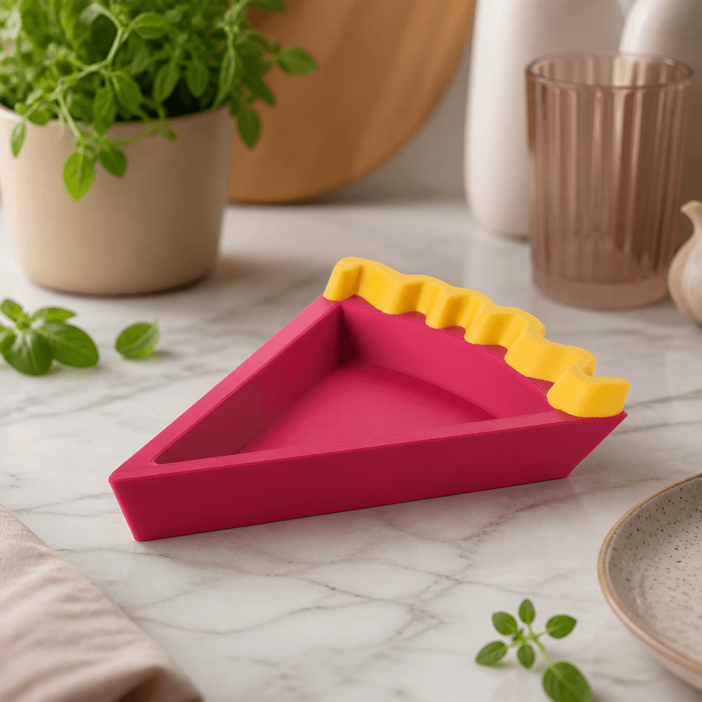 Cherry Pie Tray - Dessert-Inspired Trinket Dish 3d model