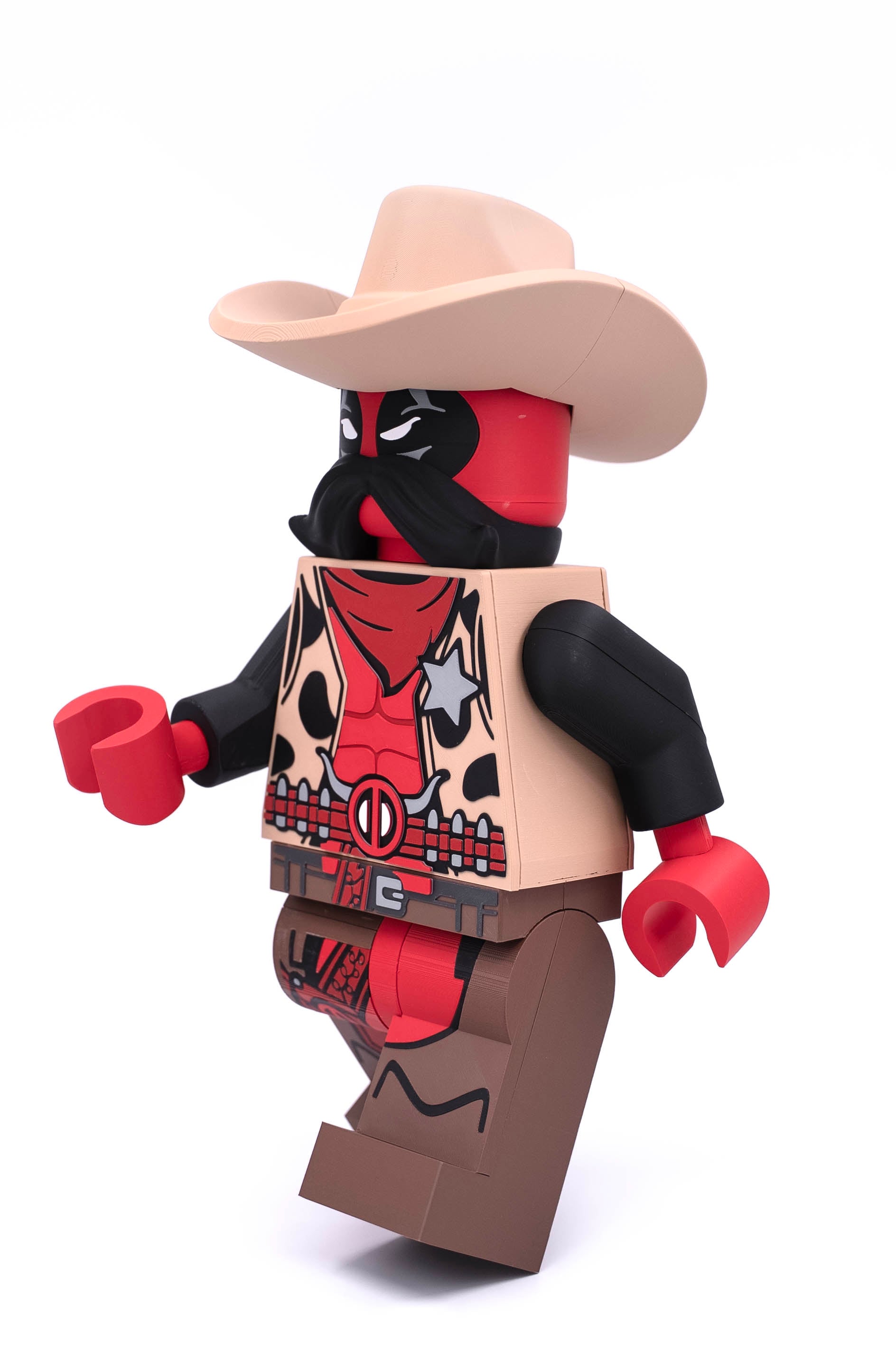 Sheriff Deadpool Modular Figure 3d model