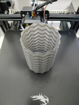 Geometric Origami Pencil pot Pen holder with Drawer 3d model