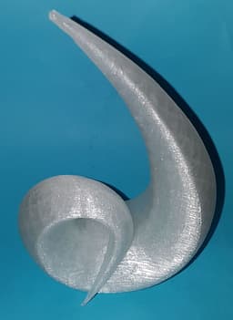 Comma sculpture 3d model