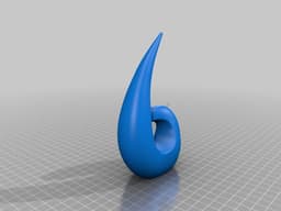 Comma sculpture 3d model