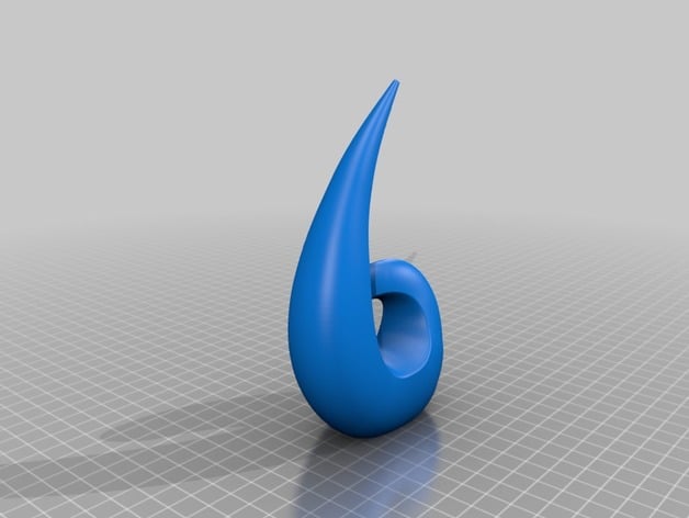Comma sculpture 3d model